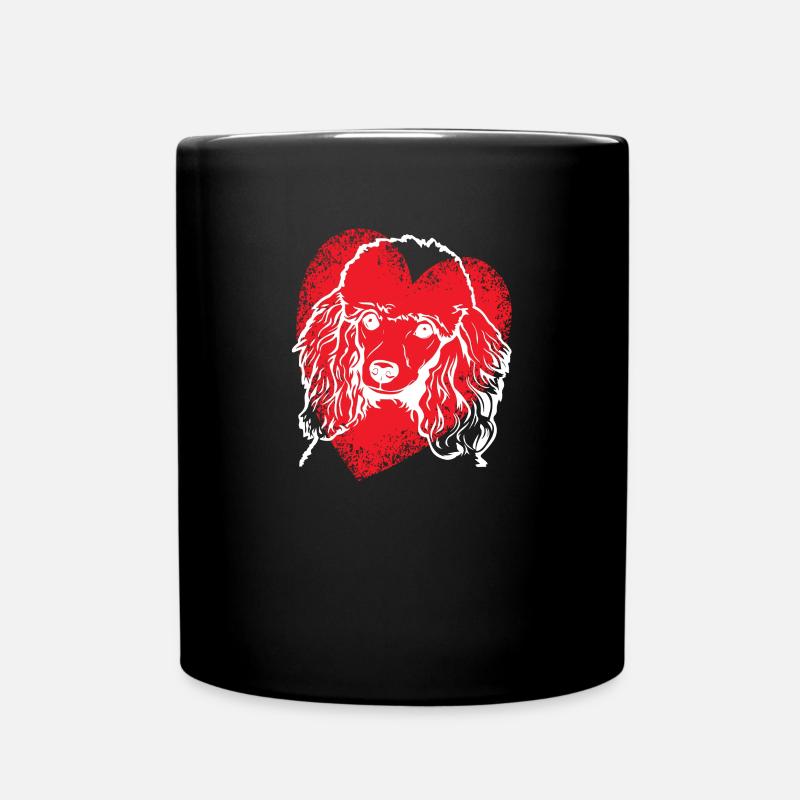 Hundezubehör Pudel Hundebesitzer - Tasse einfarbig - Schwarz