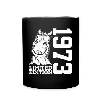 ÉDITION LIMITÉE DE 1973 ÉQUITATION DU 53E ANNIVERSAIRE DU CHEVAL - Mug uni - noir - Devant