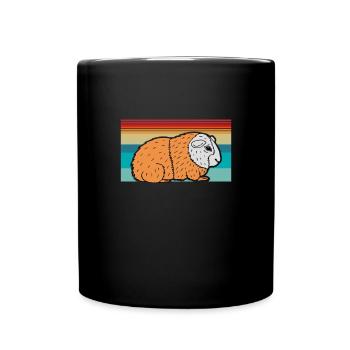 Guinea Pig Lover Guinea Pig Owner - Full Colour Mug - black - Front