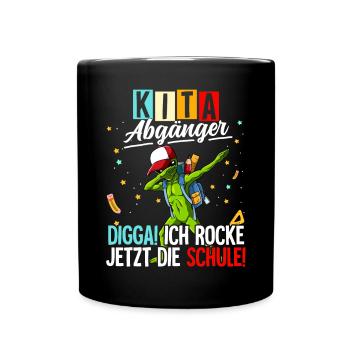 Kita Abgänger - Tasse einfarbig - Schwarz - Vorne