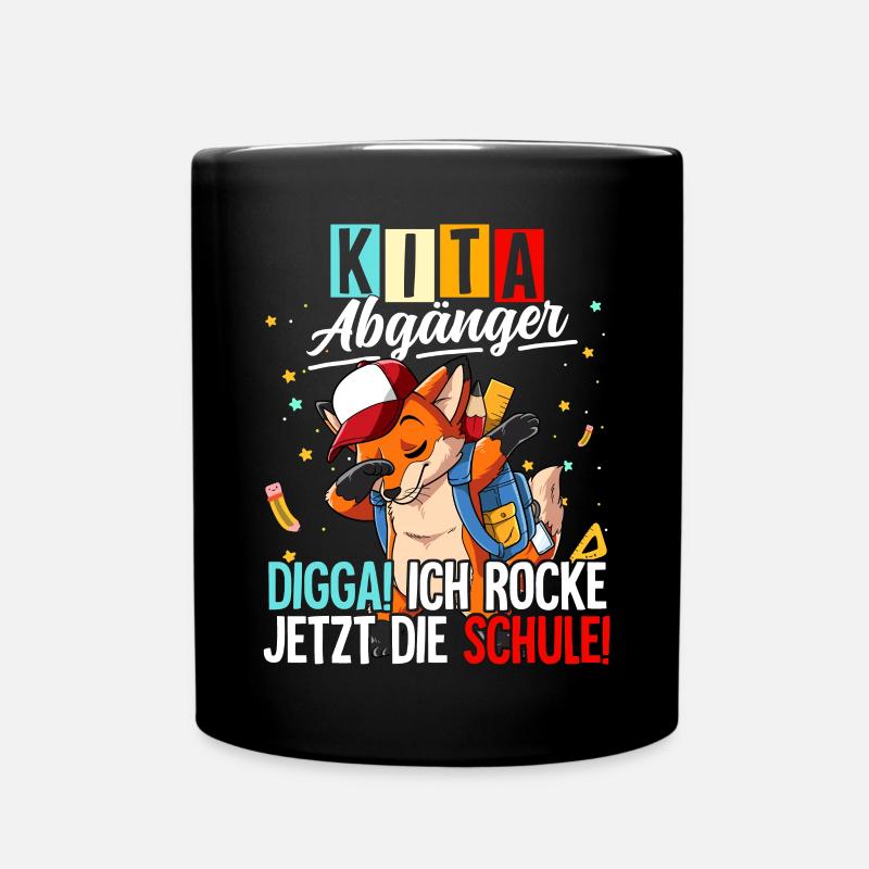 Kita Abgänger - Tasse einfarbig - Schwarz