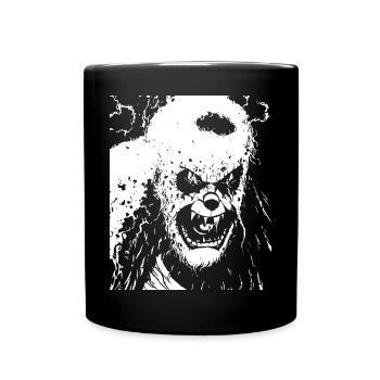 Horror Clown Spooky Halloween Horror Film Evil Cl - Tasse einfarbig - Schwarz - Vorne