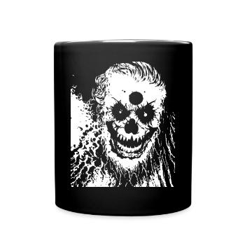 Horror Clown Spooky Halloween Horror Film Evil Cl - Tasse einfarbig - Schwarz - Vorne