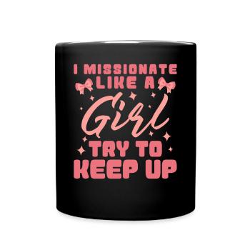 Mormone LDS-Missionar - Tasse einfarbig - Schwarz - Vorne