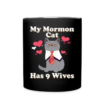 Mormone LDS-Missionar - Tasse einfarbig - Schwarz - Vorne