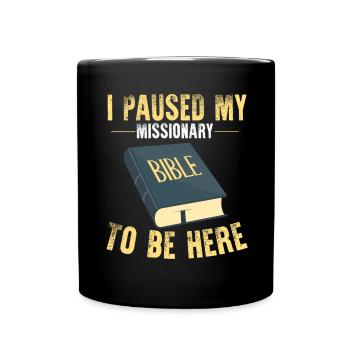 Mormone LDS-Missionar - Tasse einfarbig - Schwarz - Vorne