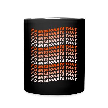 Mormone LDS-Missionar - Tasse einfarbig - Schwarz - Vorne