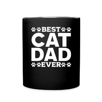 Meilleur père de chat de tous les temps - Cat Lover & Cat Owner Daddy Fa - Mug uni - noir - Devant