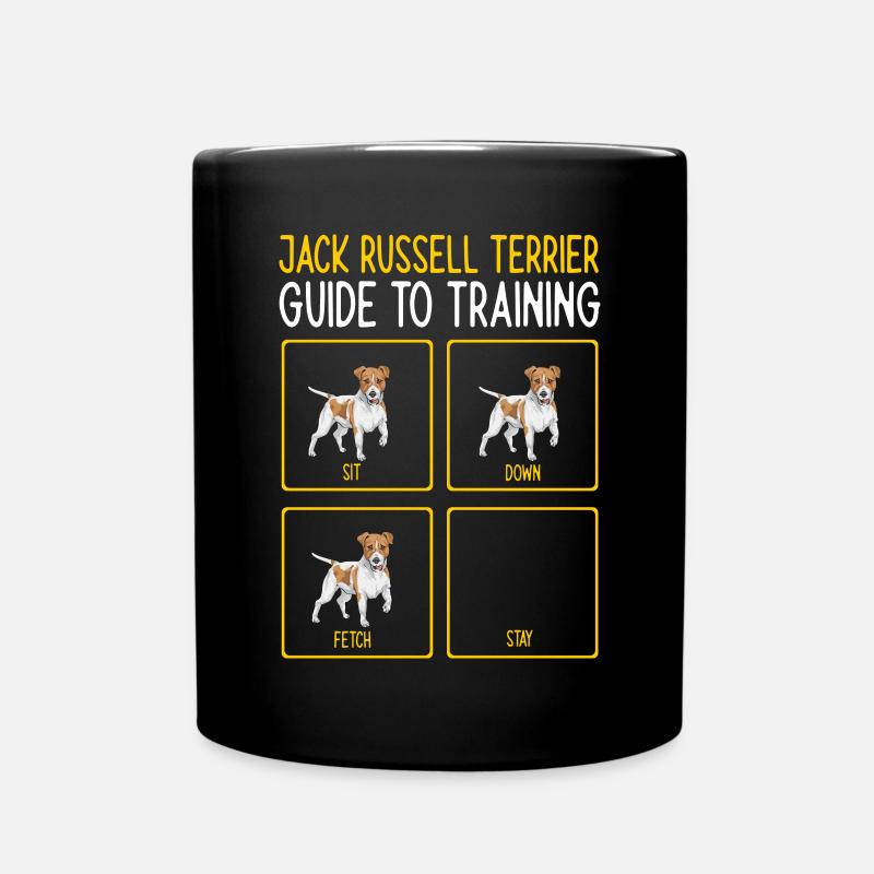 Jack Russell Terrier - Full Colour Mug - black