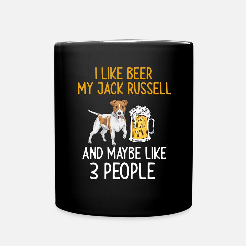 Jack Russell Terrier - Full Colour Mug - black
