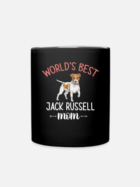 Jack Russell Terrier - Tasse einfarbig - Schwarz