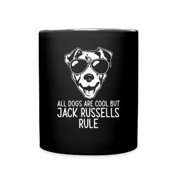 Jack Russell Terrier - Mug uni - noir - Devant