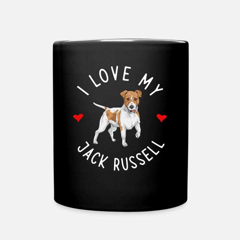 Jack Russell Terrier - Mug uni - noir