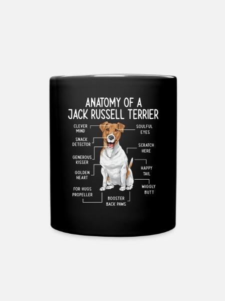 Jack Russell Terrier - Mug uni - noir