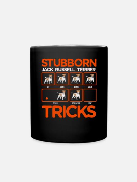 Jack Russell Terrier - Mug uni - noir