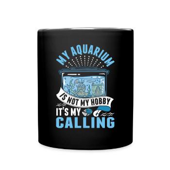 Aquarium Hobby Aquaristics Aquarist Aquarist - Full Colour Mug - black - Front