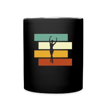 Danse Rétro - Mug uni - noir - Devant