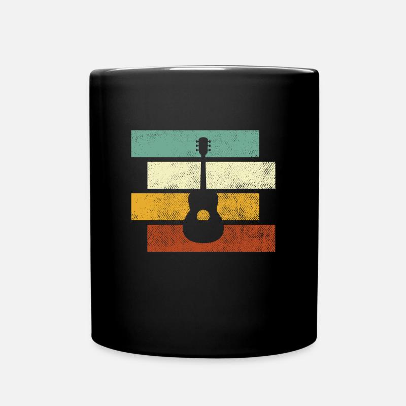 Guitare Rétro - Mug uni - noir