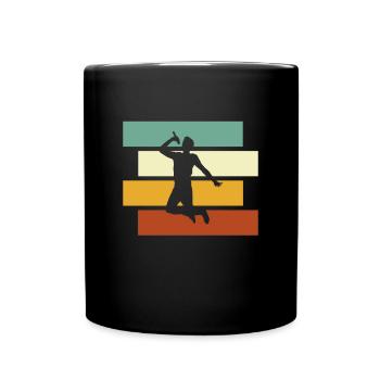Singing Retro - Full Colour Mug - black - Front