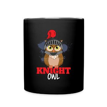 Knight Owl Birds Of Prey Ornithologist - Tasse einfarbig - Schwarz - Vorne