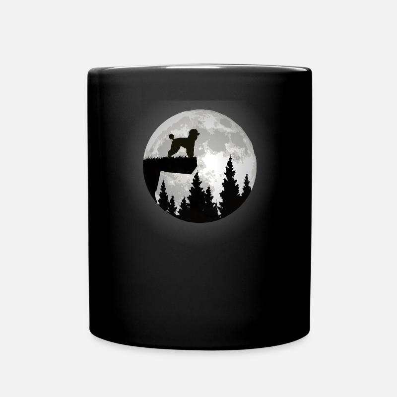 Hundezubehör Pudel Hundebesitzer - Tasse einfarbig - Schwarz
