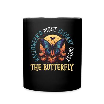 Papillon Halloween Trick Or Treat Insect Lover Lover - Mug uni - noir - Devant