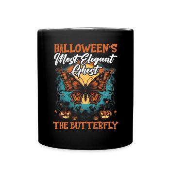 Papillon Halloween Trick Or Treat Insect Lover Lover - Mug uni - noir - Devant