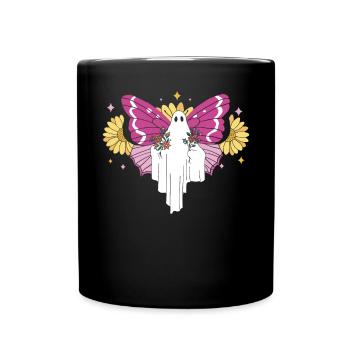 Papillon Halloween Trick Or Treat Insect Lover Lover - Mug uni - noir - Devant