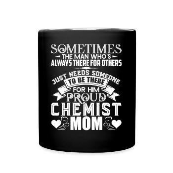 Chemist Proud Chemist Mom - Full Colour Mug - black - Front