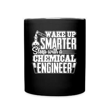 Chemical Engineer Sleep With A Chemical Engineer - Full Colour Mug - black - Front