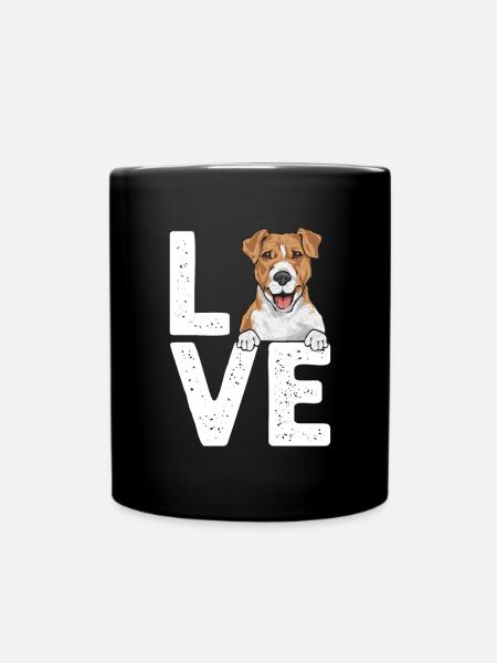 Jack Russell Terrier - Full Colour Mug - black