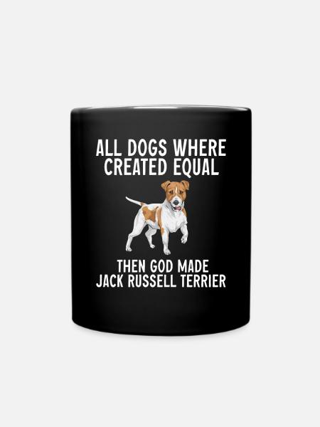 Jack Russell Terrier - Full Colour Mug - black