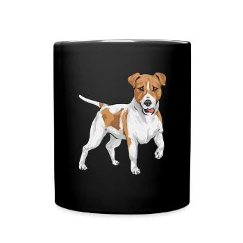 Jack Russell Terrier - Mug uni - noir - Devant