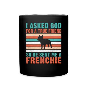 French Bulldog Gifts - Full Colour Mug - black - Front