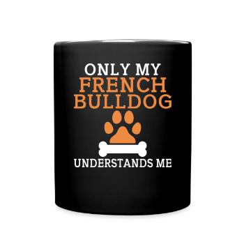 French Bulldog Gifts - Full Colour Mug - black - Front