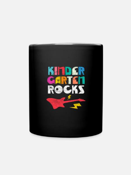 Kindergarten - Tasse einfarbig - Schwarz