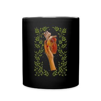 Whimsigoth Weirdcore Cottagecore Hand - Full Colour Mug - black - Front