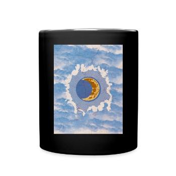 Whimsigoth Aesthetically Witchy Vintage Heavenly - Full Colour Mug - black - Front
