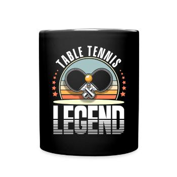 Ping-pong - Mug uni - noir - Devant