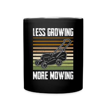 Lawn mowing Lawn mowers Gardeners Horticulture - Full Colour Mug - black - Front