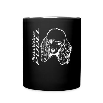 Hundezubehör Pudel Hundebesitzer - Tasse einfarbig - Schwarz - Vorne