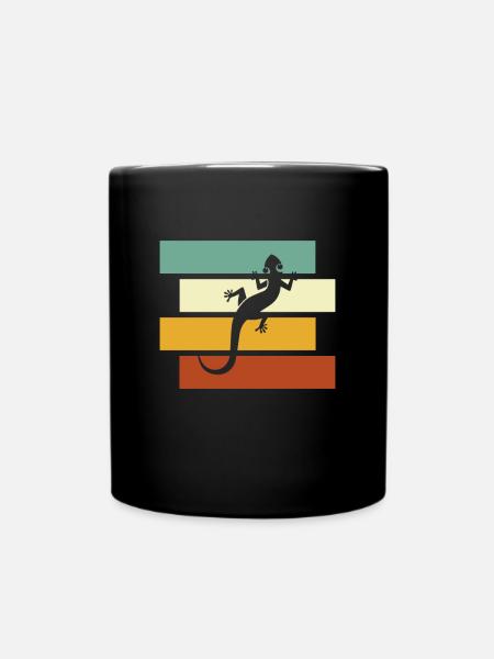 Lézard Rétro - Mug uni - noir