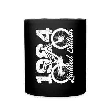 1984 Limited Edition Mountain Bike Bike Bike Bike - Full Colour Mug - black - Front