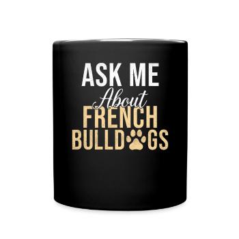 Cadeaux de bouledogue français - Mug uni - noir - Devant