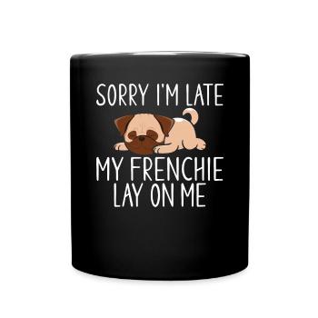 Cadeaux de bouledogue français - Mug uni - noir - Devant