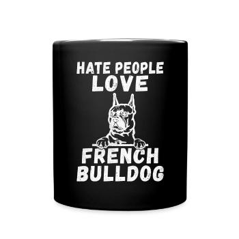 French Bulldog Gifts - Full Colour Mug - black - Front