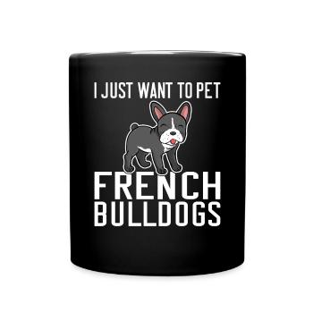 French Bulldog Gifts - Full Colour Mug - black - Front