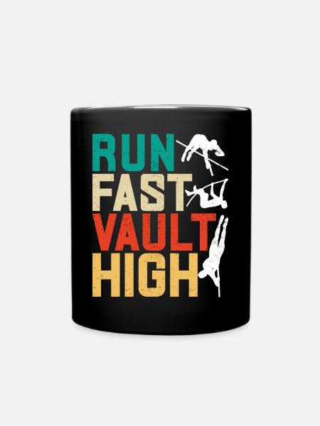 Saut à la perche Saut à la perche - Mug uni - noir