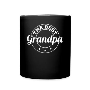 The Best Grandpa - Father's Day Best Dad Grandpa's - Tasse einfarbig - Schwarz - Vorne