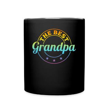Father's Day Ideas - The Best Grandpa - Tasse einfarbig - Schwarz - Vorne